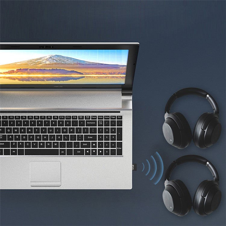 T83 USB Bluetooth 5.0 Transmitter Wireless Connection PC Speaker Headset Audio Adapter for Music Voice Calls