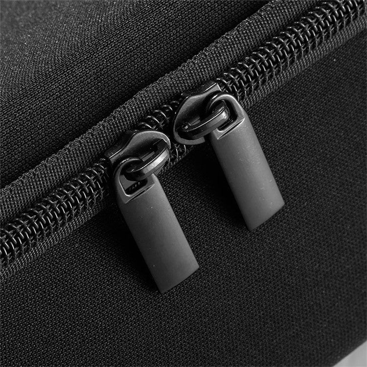 For JBL Flip 6/Flip 5/Flip 4 Rectangle Shockproof Carrying Case Bluetooth Speaker Storage Bag - Black