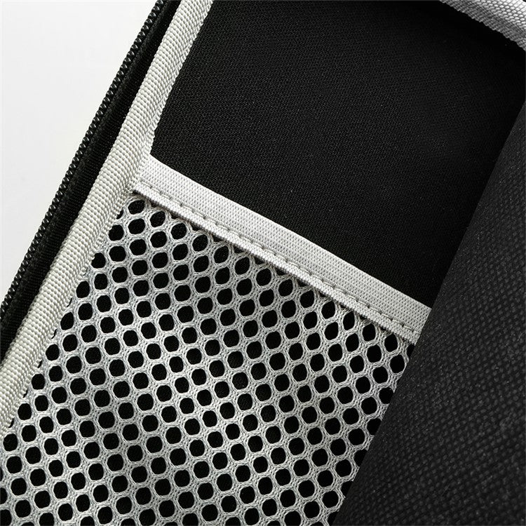 For JBL Flip 6/Flip 5/Flip 4 Rectangle Shockproof Carrying Case Bluetooth Speaker Storage Bag - Black/Grey