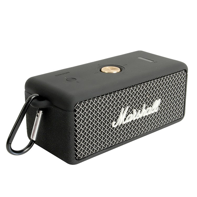 For Marshall EMBERTON Bluetooth Speaker Dust-proof Silicone Protective Cover - Black