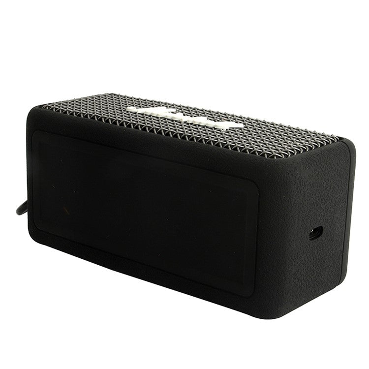 For Marshall EMBERTON Bluetooth Speaker Dust-proof Silicone Protective Cover - Black