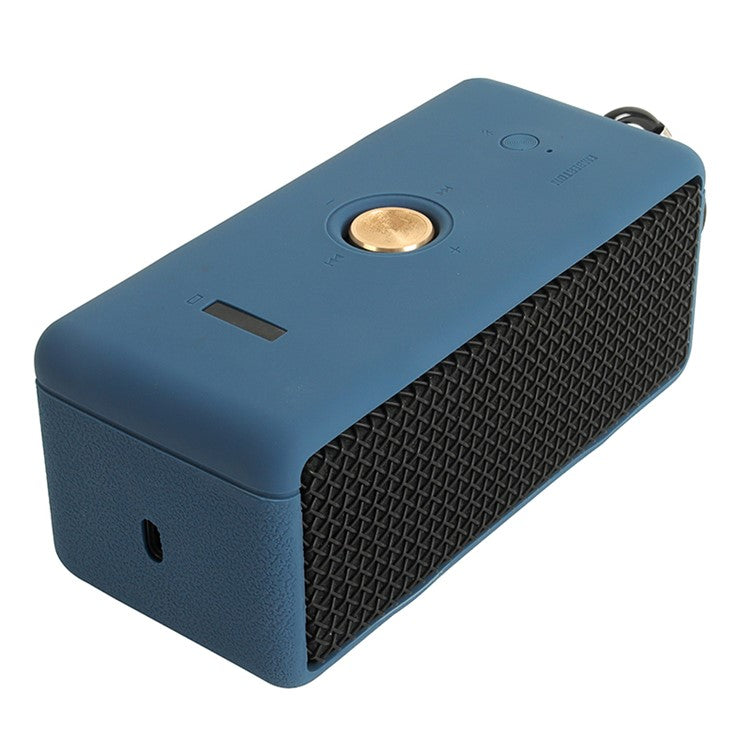 For Marshall EMBERTON Bluetooth Speaker Dust-proof Silicone Protective Cover - Blue