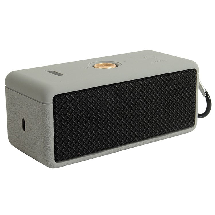 For Marshall EMBERTON Bluetooth Speaker Dust-proof Silicone Protective Cover - Grey