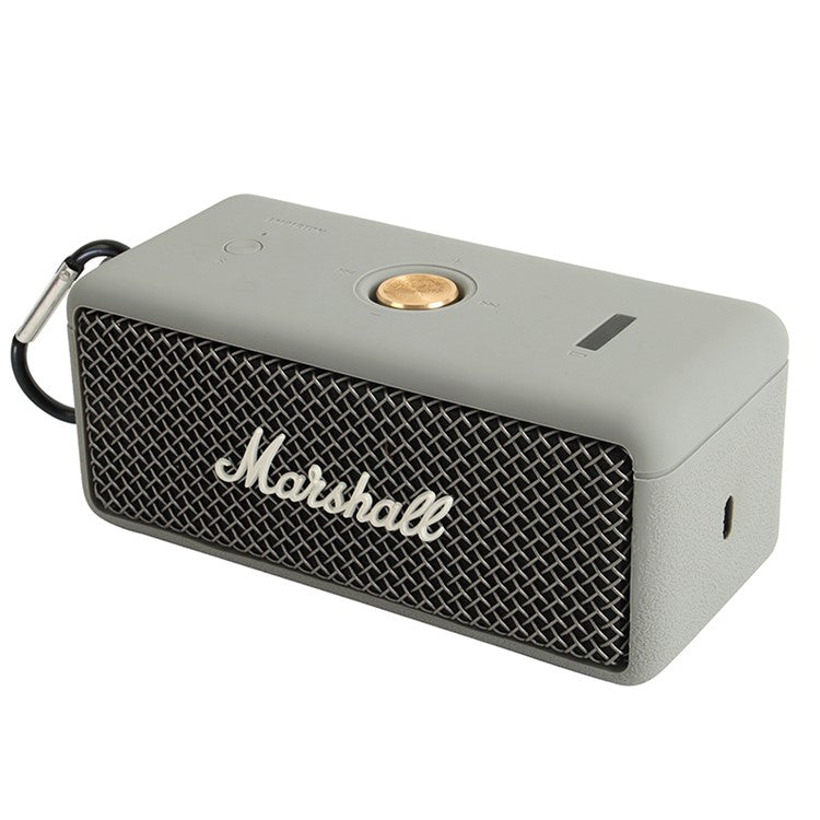 For Marshall EMBERTON Bluetooth Speaker Dust-proof Silicone Protective Cover - Grey