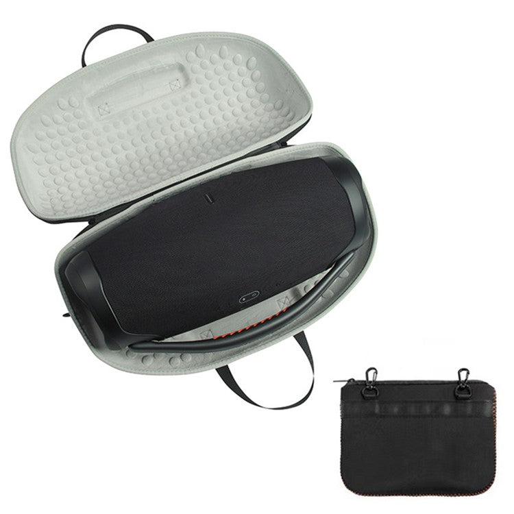 For JBL boombox 2 / 3 Bluetooth Speaker Protective Case Shockproof Carrying Storage Bag - Black / Grey