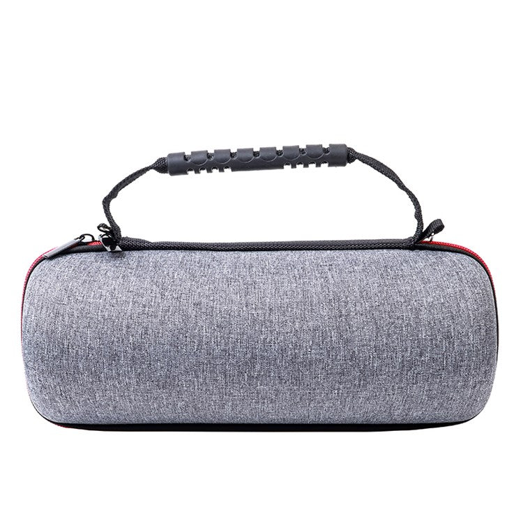 For JBL Pulse4 Shockproof Storage Bag with Shoulder Strap Bluetooth Speaker Carrying Case - Grey