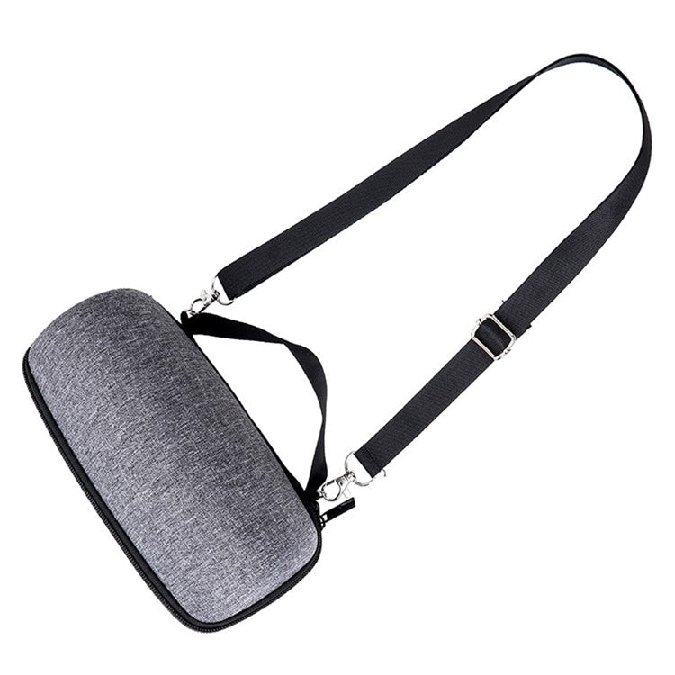 For JBL Pulse4 Carrying Case Bluetooth Speaker Anti-drop Protective Cover with Strap - Grey