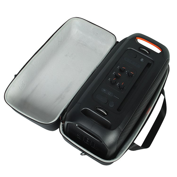 For JBL PartyBox On-The-Go Portable Storage Bag Hard EVA Shockproof Carrying Speaker Case - Grey