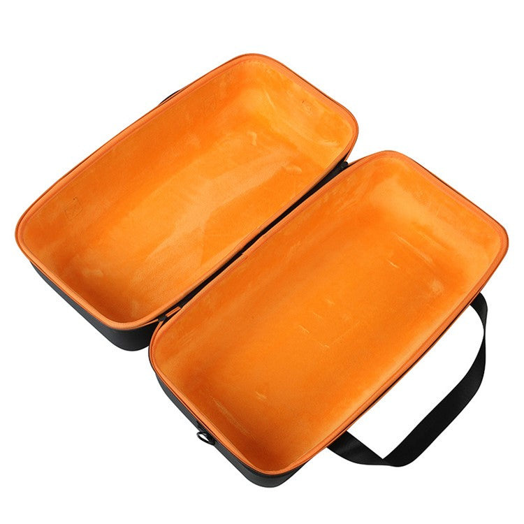 For JBL PartyBox On-The-Go Portable Storage Bag Hard EVA Shockproof Carrying Speaker Case - Orange