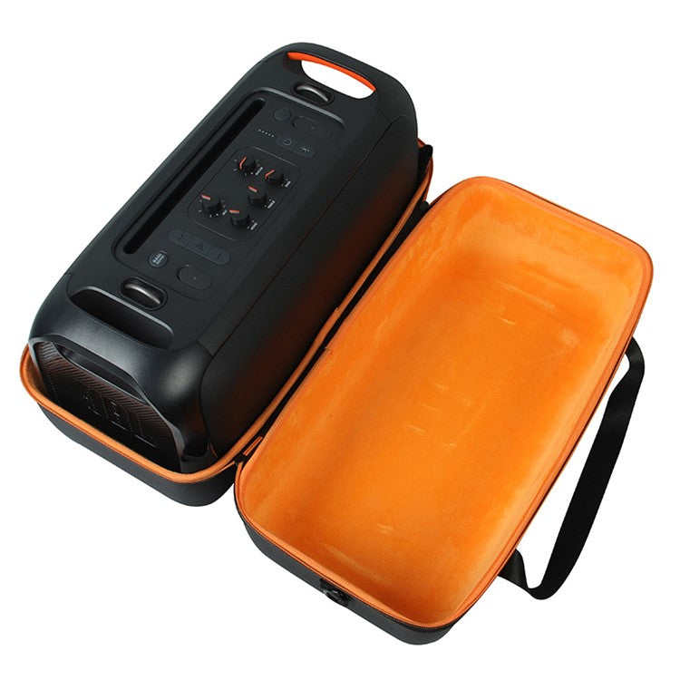 For JBL PartyBox On-The-Go Portable Storage Bag Hard EVA Shockproof Carrying Speaker Case - Orange