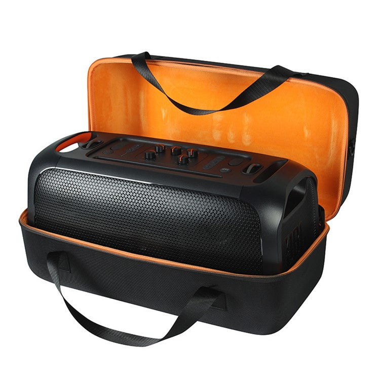 For JBL PartyBox On-The-Go Portable Storage Bag Hard EVA Shockproof Carrying Speaker Case - Orange