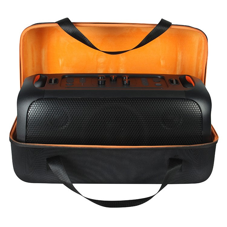 For JBL PartyBox On-The-Go Portable Storage Bag Hard EVA Shockproof Carrying Speaker Case - Orange