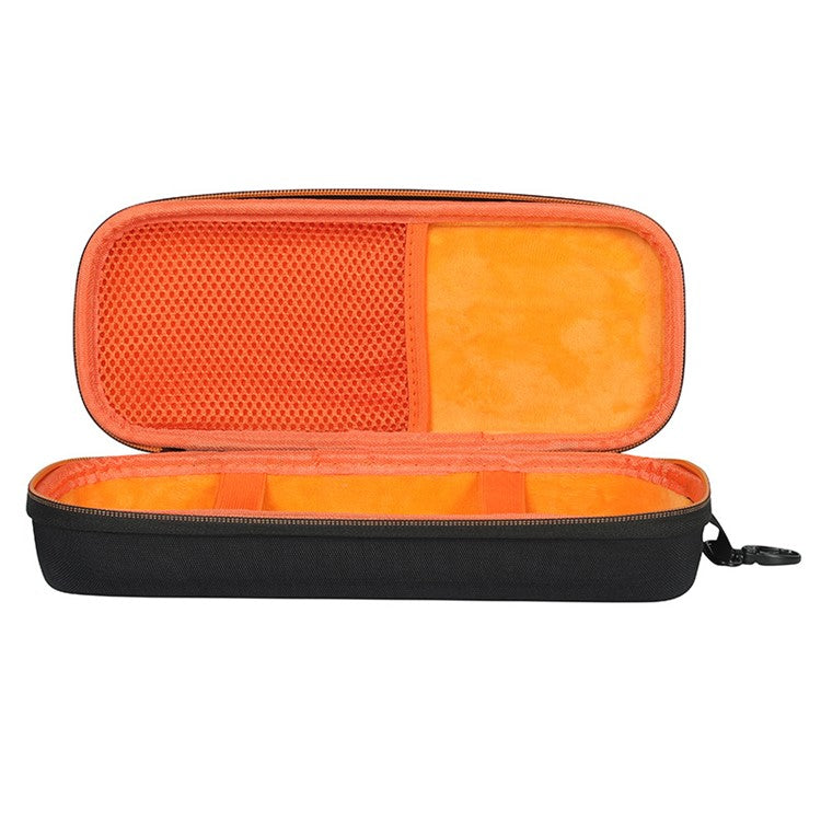 for JBL PartyBox On-The-Go Shockproof Hard EVA Storage Bag Carrying Box with Microphone Bag - Orange