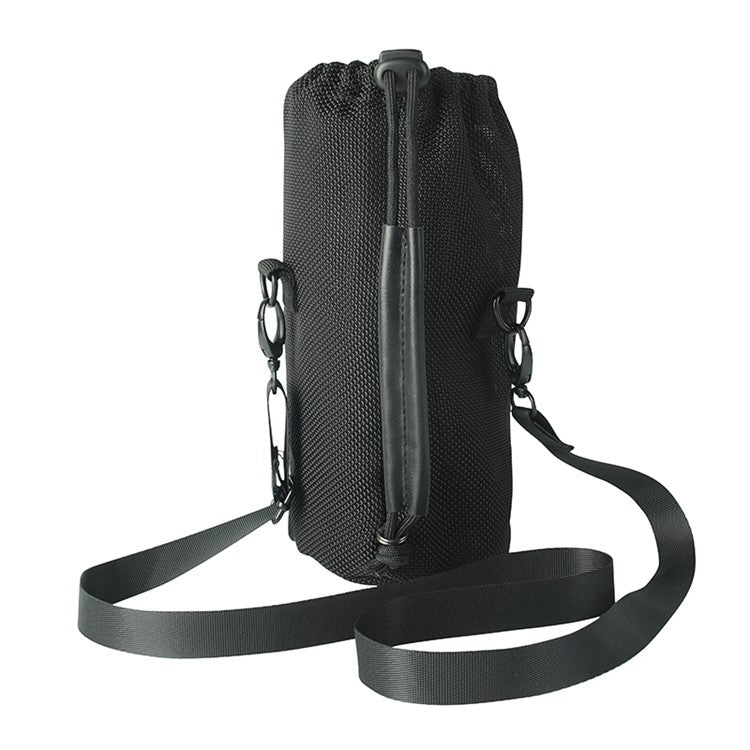 For JBL Pulse4 / 3 Drawstring Design Mesh Carrying Pouch Bluetooth Speaker Protective Sleeve Crossbody Bag