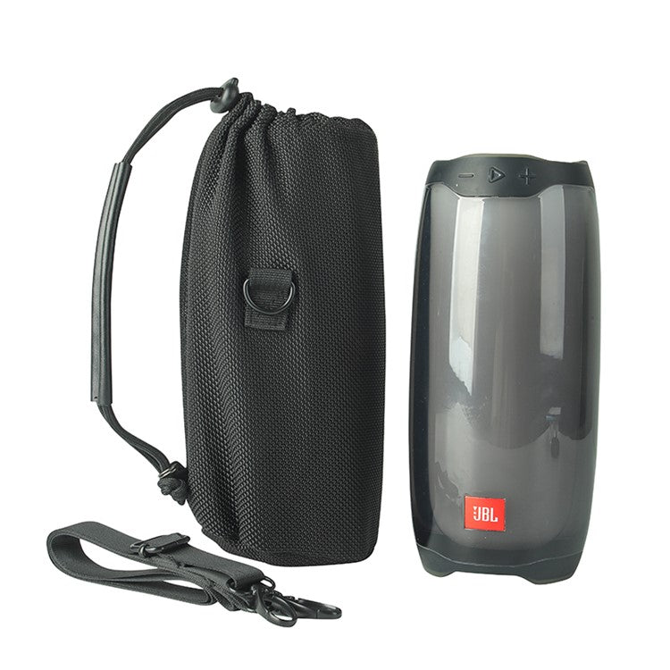 For JBL Pulse4 / 3 Drawstring Design Mesh Carrying Pouch Bluetooth Speaker Protective Sleeve Crossbody Bag