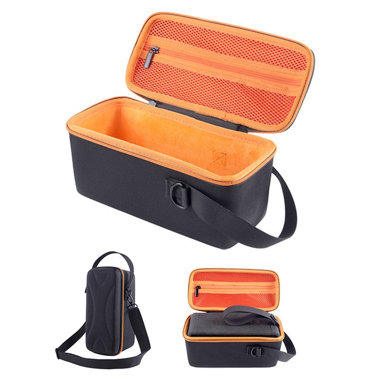 Storage Bag for Marshall Middleton Bluetooth Speaker Box Hard EVA Anti-Scratch Protective Case - Black / Orange