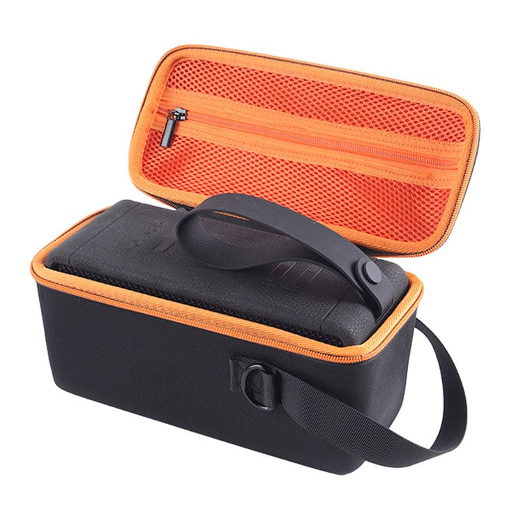 Storage Bag for Marshall Middleton Bluetooth Speaker Box Hard EVA Anti-Scratch Protective Case - Black / Orange