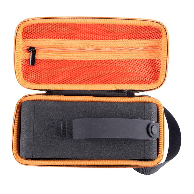 Storage Bag for Marshall Middleton Bluetooth Speaker Box Hard EVA Anti-Scratch Protective Case - Black / Orange