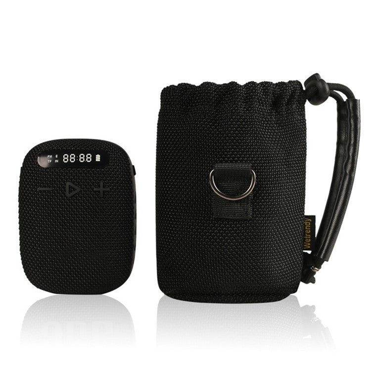 For JBL WIND3 / 3S Handbag Nylon Mesh Bag Speaker Storage Pouch with Shoulder Strap and Handle Strap