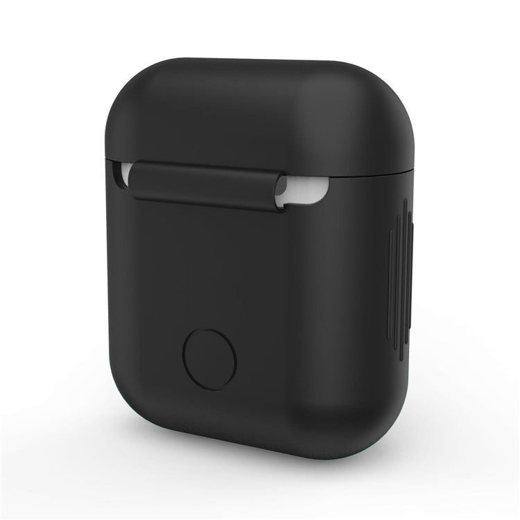 LANKILIN Shock-proof Silicone Protective Cover for Apple AirPods with Charging Case (2016) - Black