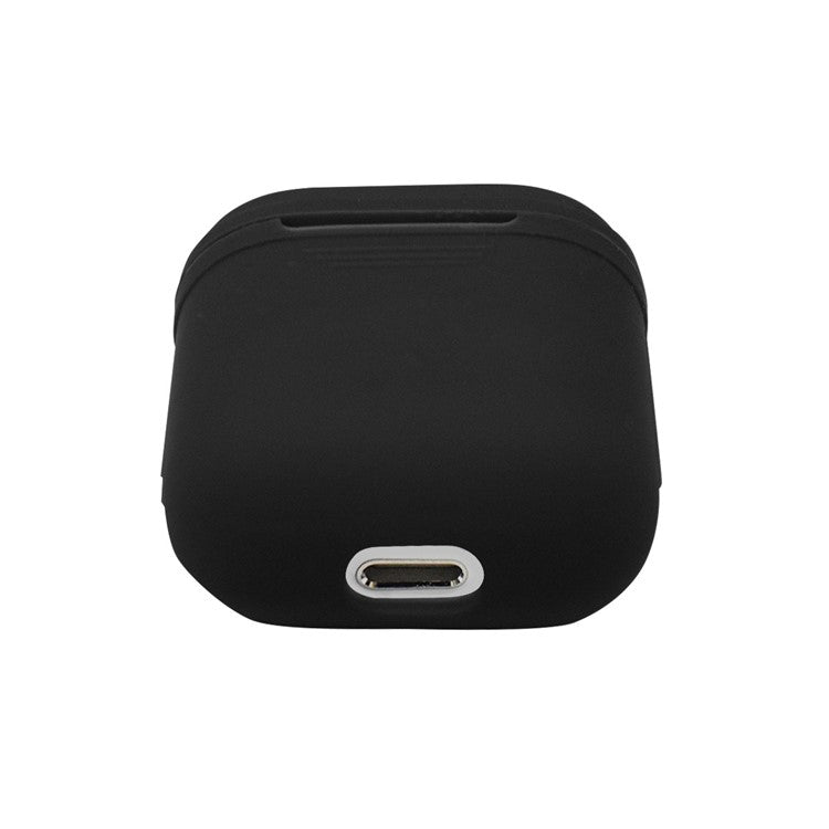 LANKILIN Shock-proof Silicone Protective Cover for Apple AirPods with Charging Case (2016) - Black