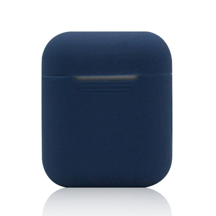 LANKILIN Shock-proof Silicone Case Cover Shell for Apple AirPods with Charging Case (2016) - Dark Blue