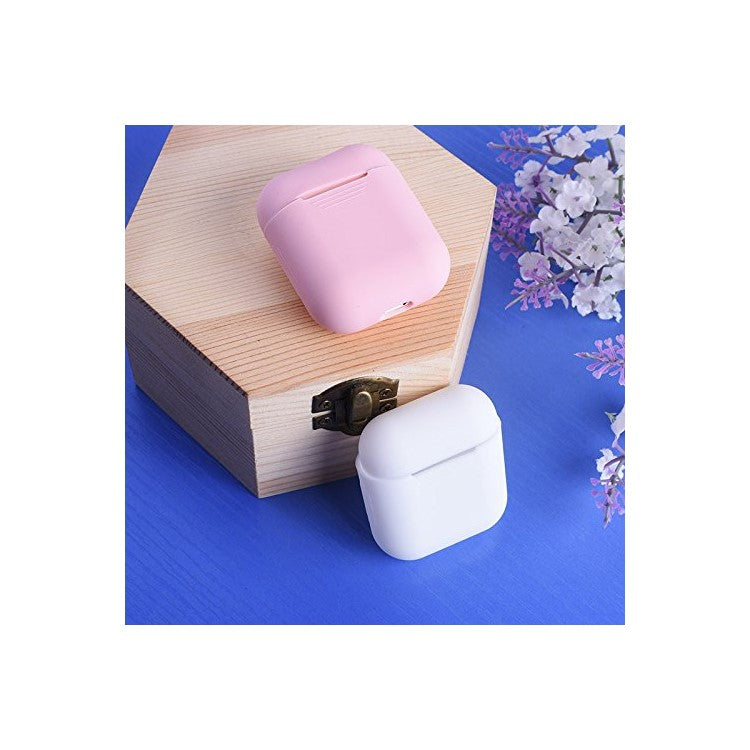 LANKILIN Shock-proof Silicone Soft Cover for Apple AirPods with Charging Case (2016) - Light Pink