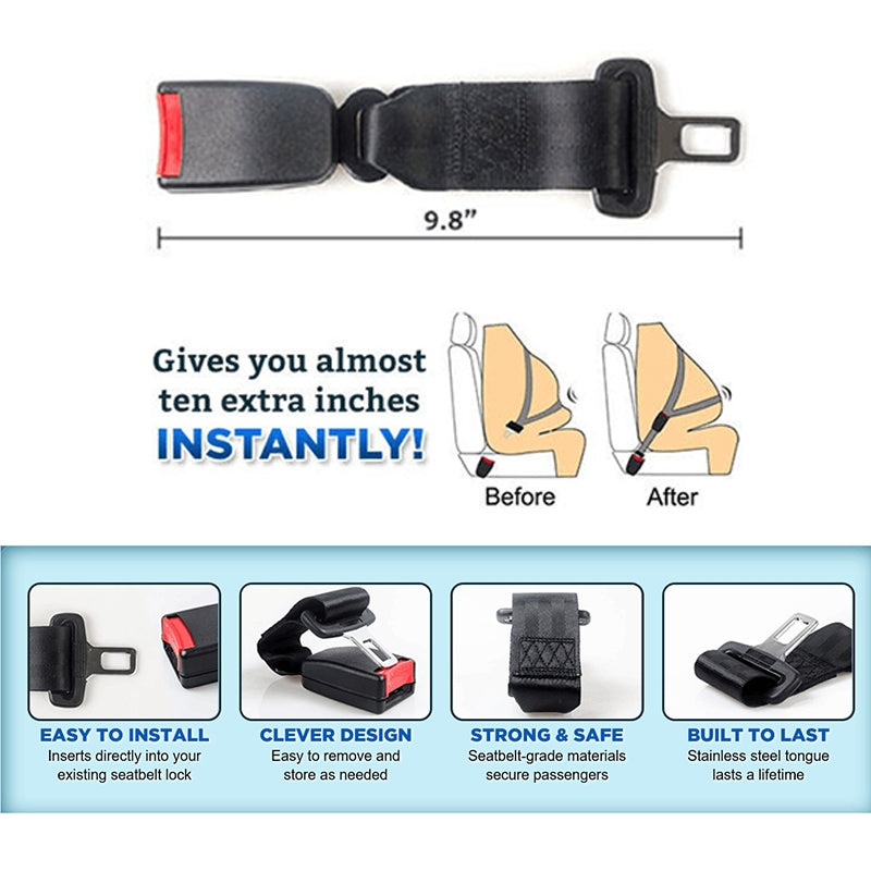 Universal Car Seat Belt Extension Strap