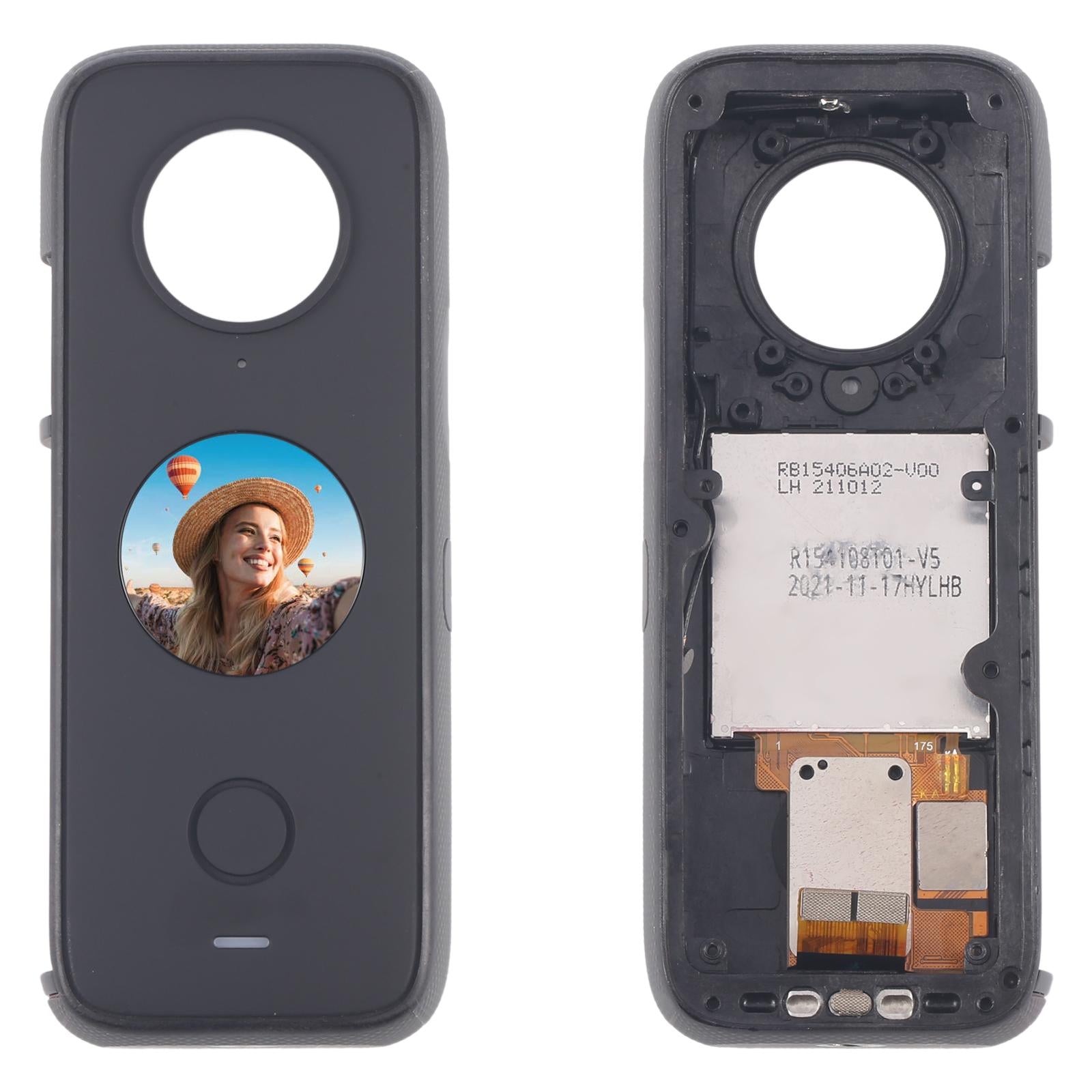 For Insta360 One X2 Disassembled LCD Screen Digitizer Full Assembly with Middle Frame