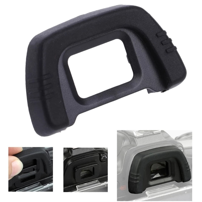 EC-21 Eyepiece Eyecup for Nikon D7000 / D750 / D610 / D600 / D300 / D200 / D80 / D90  Black