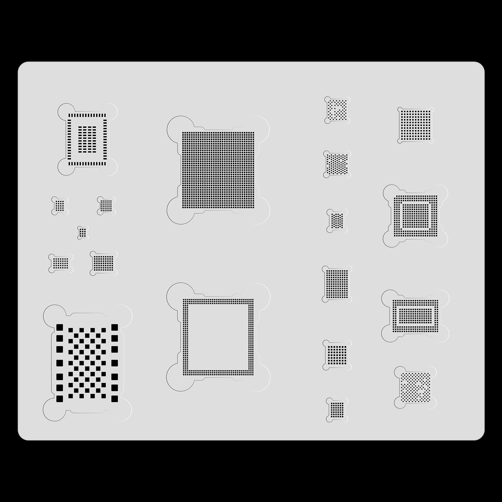 3D BGA Solder Reball Tin Plant Net, Model:A8