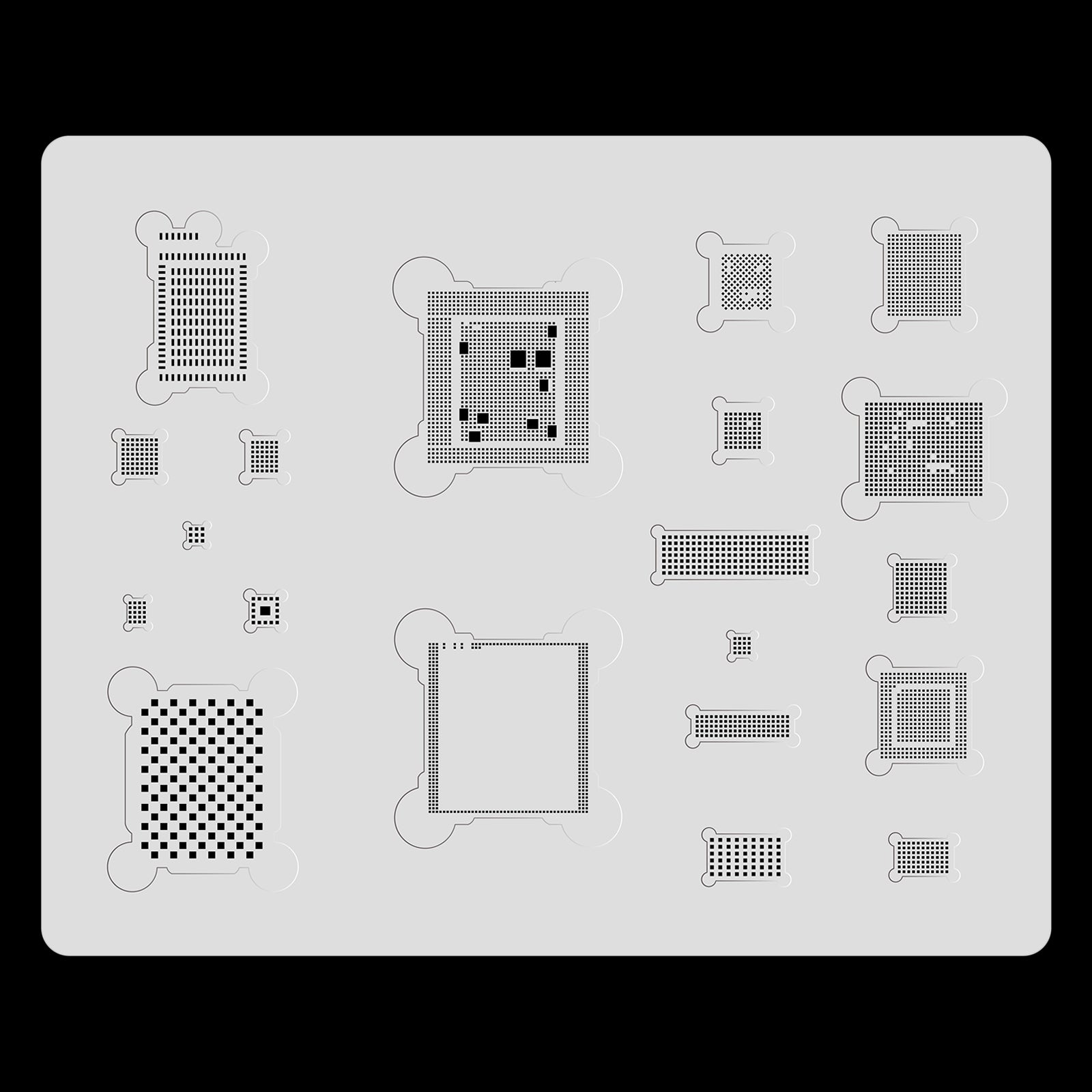3D BGA Solder Reball Tin Plant Net, Model:A11