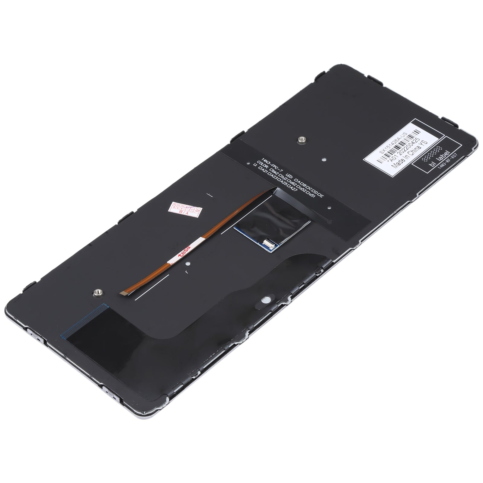 For HP Book 820 G3 US Version Keyboard with Backlight and Pointing Silver