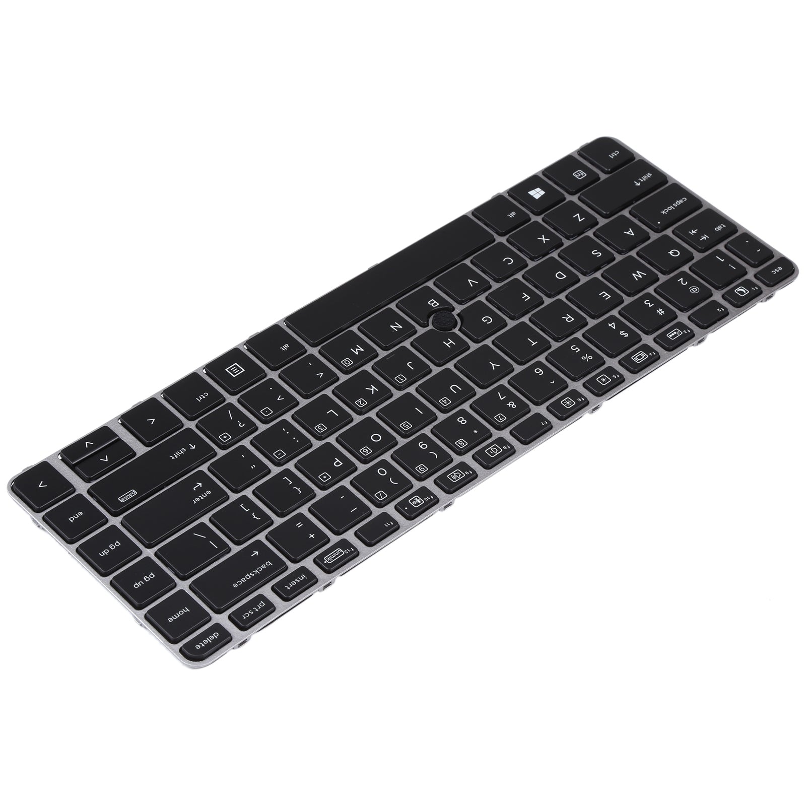 For HP Book 840 G3 US Version Keyboard with Backlight and Pointing Silver