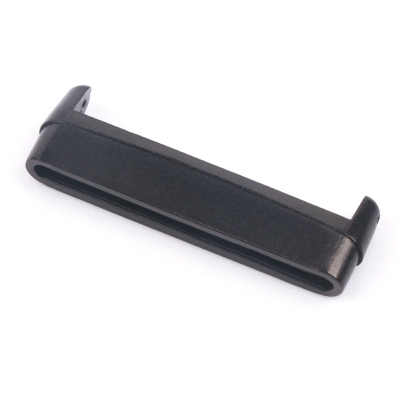 For Fitbit Versa 4 / Sense 2 1 Pair Universal Metal Watch Band Connectors Black