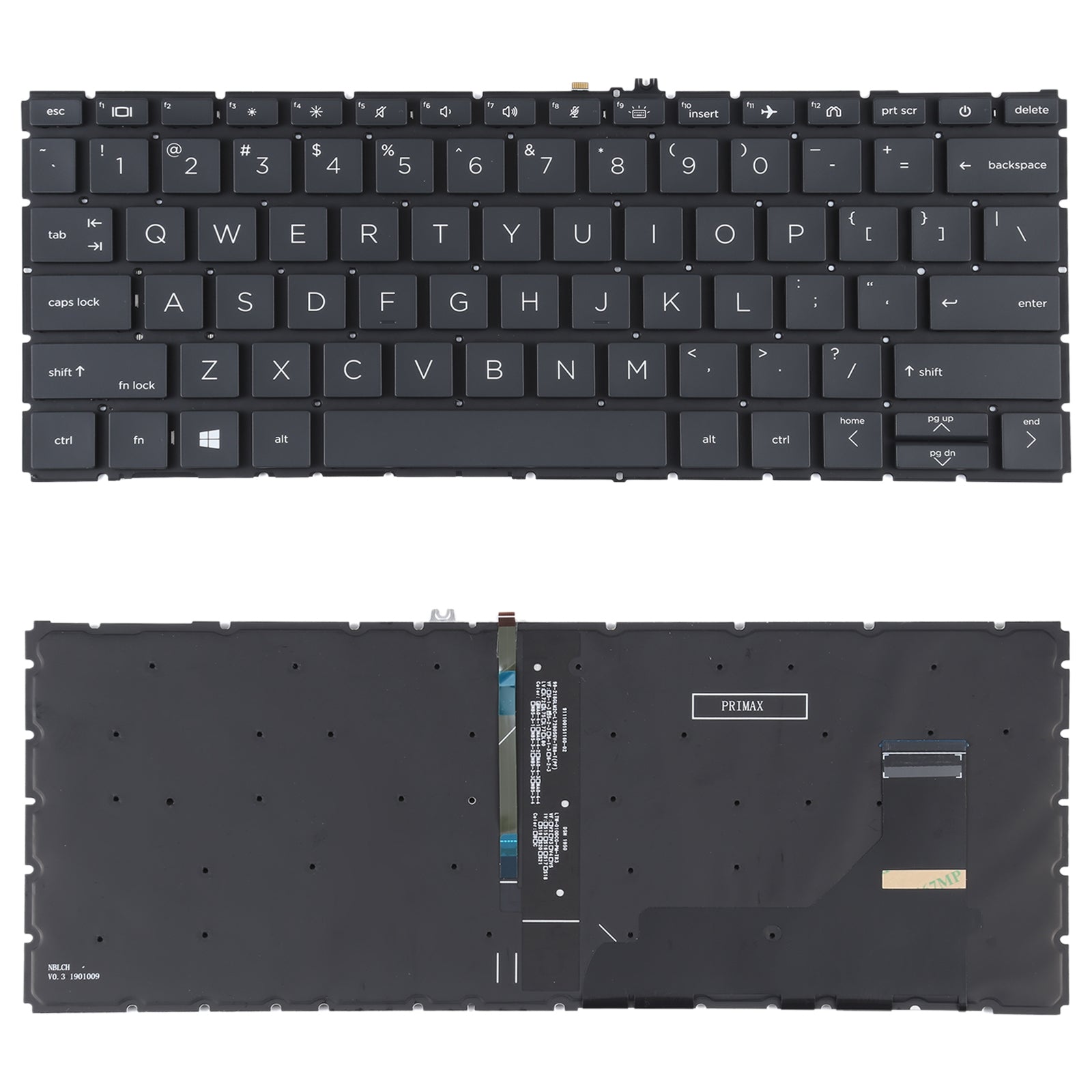 For HP book 830 G7 G8 US Version Keyboard with Backlight