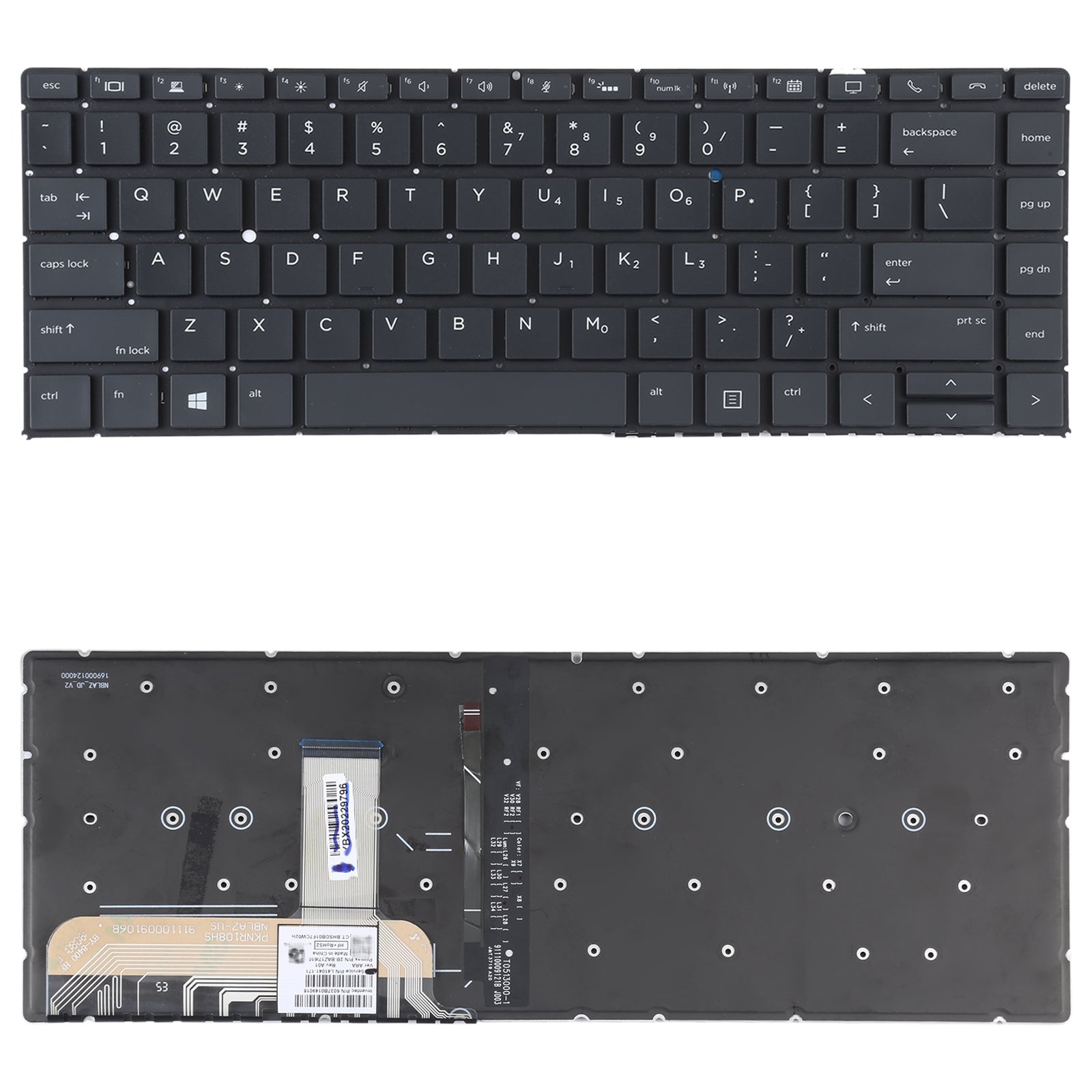 For HP book X360 1040 G4 1040 G5 US Version Keyboard with Backlight