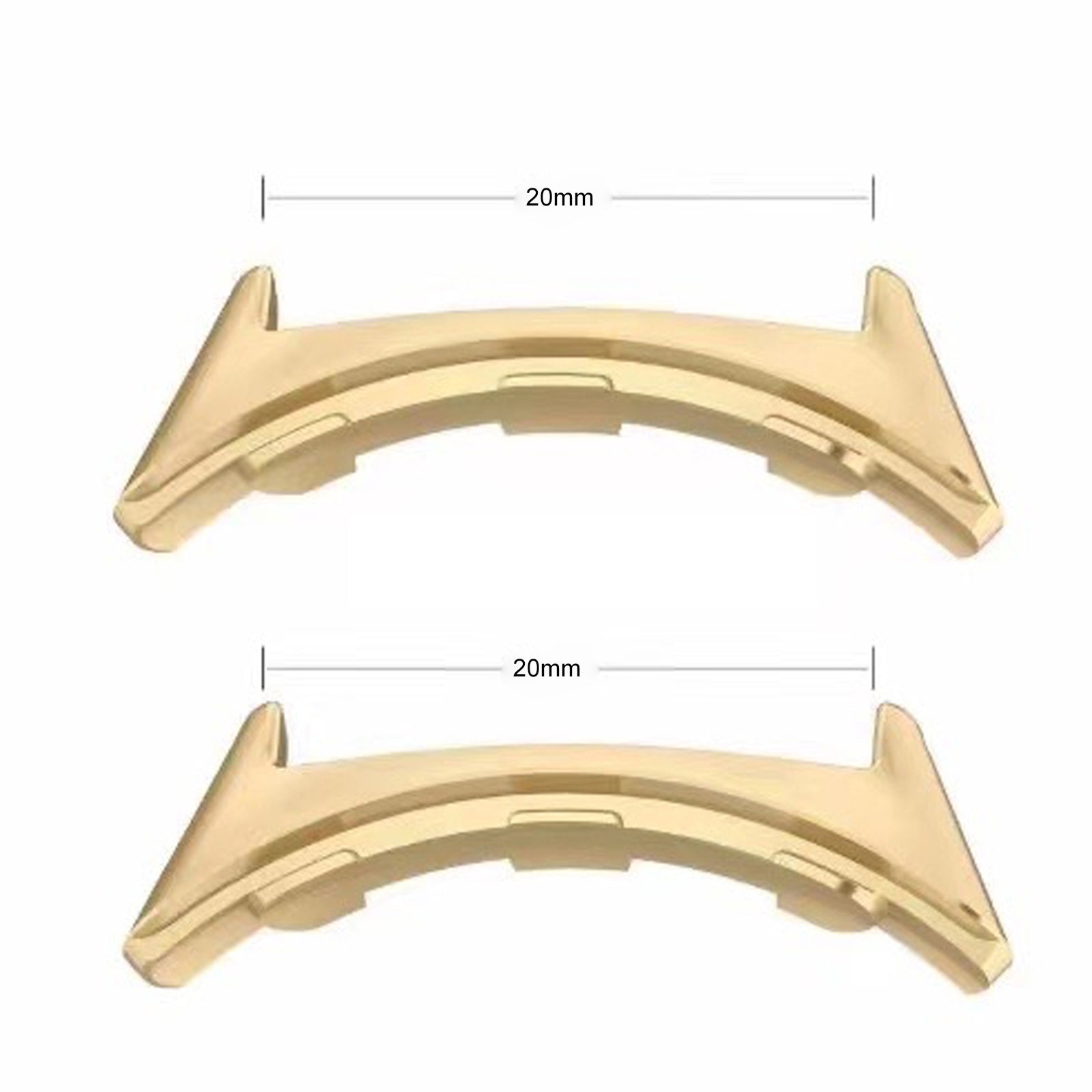 For Google Pixel Watch 1 Pairs Watch Band Connector Rose Gold