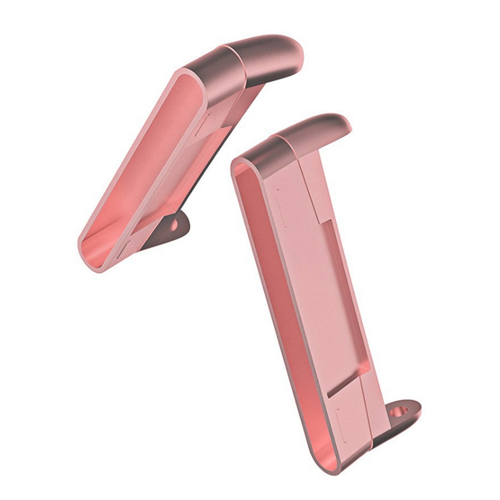 For Fitbit Versa 4 / Versa 3 / Sense 2 1 Pairs Watch Band Connector Rose Pink