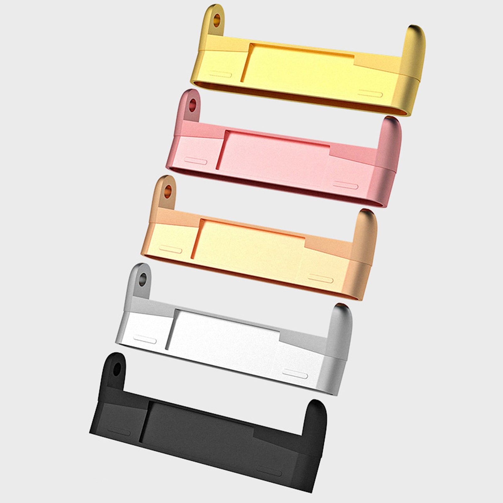 For Fitbit Versa 4 / Versa 3 / Sense 2 1 Pairs Watch Band Connector Gold