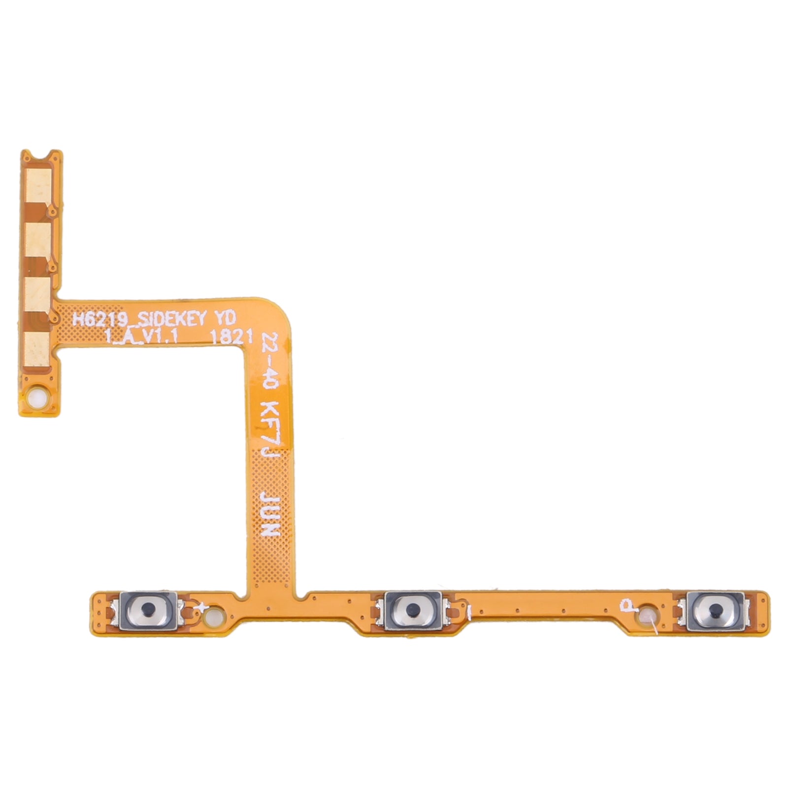 For Infinix  10T X689C OEM Power Button & Volume Button Flex Cable