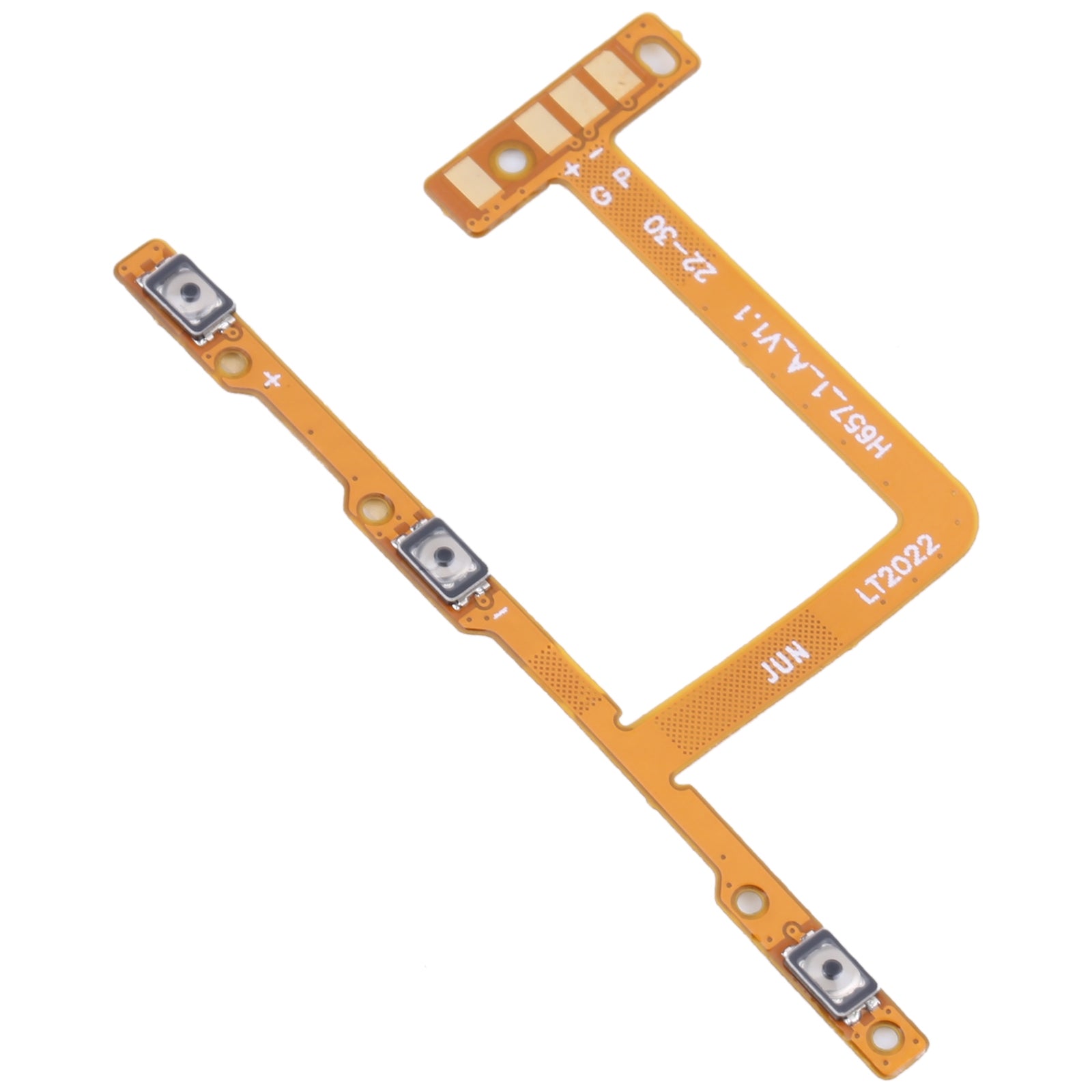 For Infinix  10 X682B X682C OEM Power Button & Volume Button Flex Cable