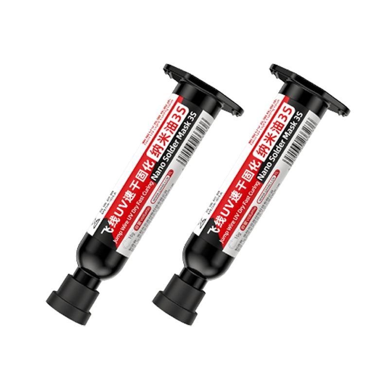 2pcs Nano Solder Mask 3S Jump Wire UV Dry Fast Curing Glue