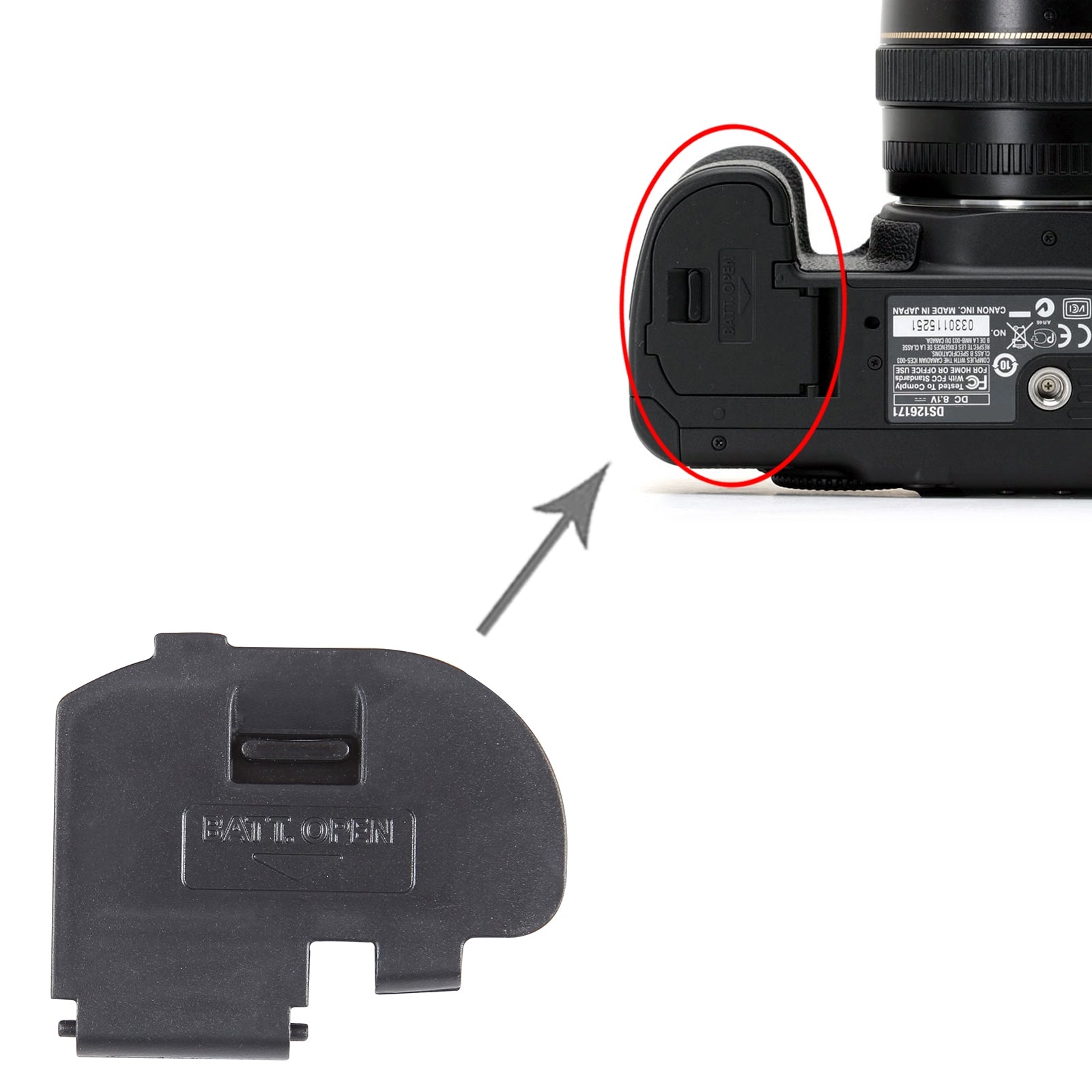 For Canon EOS 40D / EOS 50D OEM Battery Compartment Cover