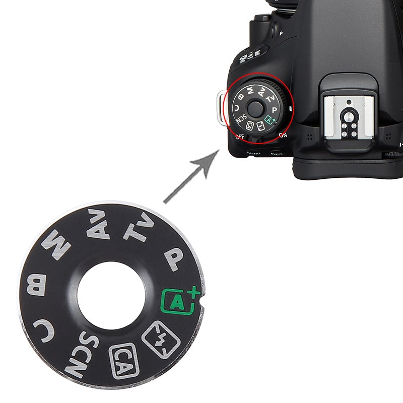 For Canon EOS 4D / EOS 70D OEM Mode Dial Iron Pad