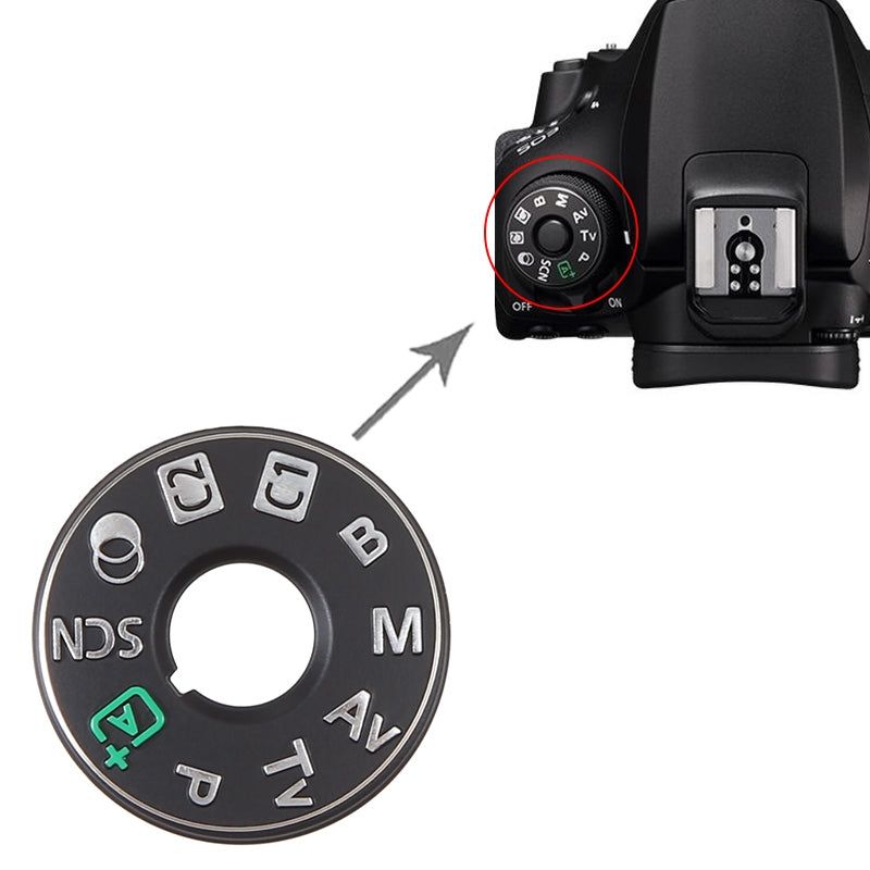 For Canon EOS 90D OEM Mode Dial Iron Pad