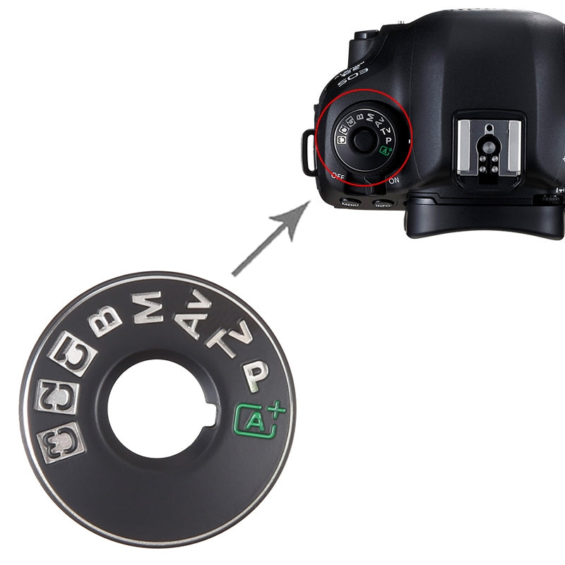 For Canon EOS 5D Mark IV OEM Mode Dial Iron Pad