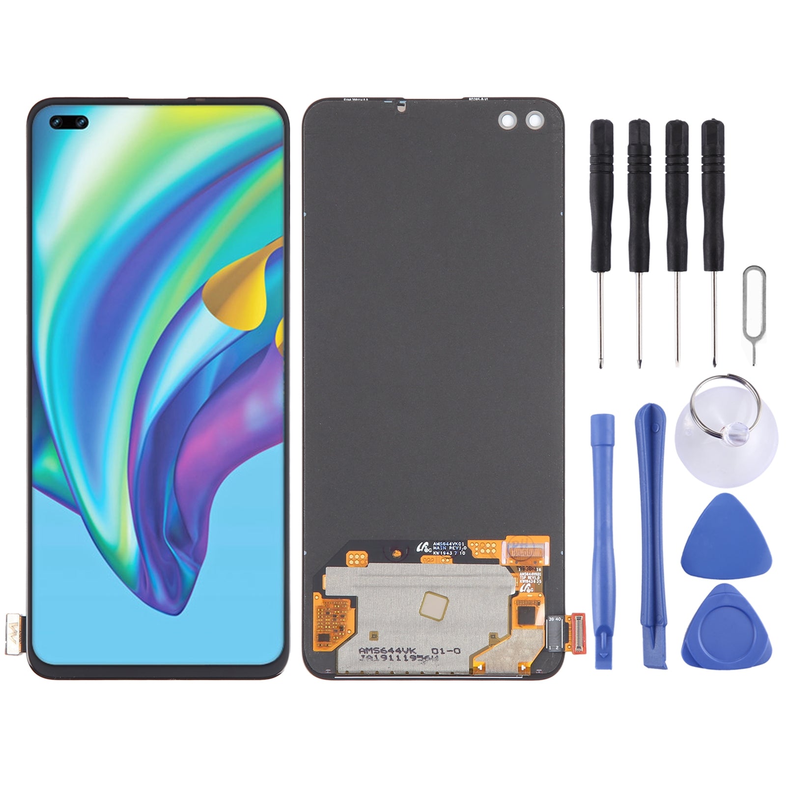 AMOLED LCD Screen For OPPO Reno4 Lite with Digitizer Full Assembly