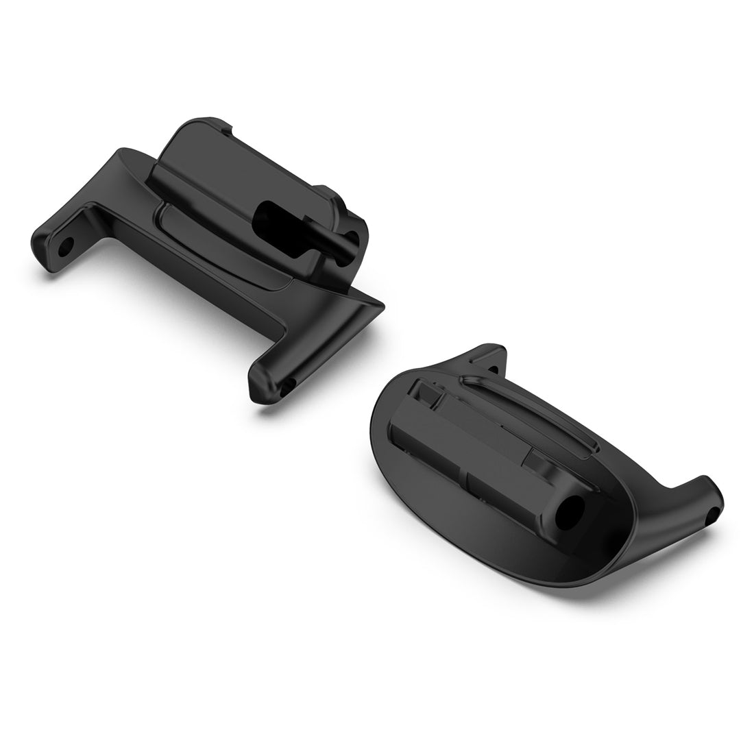 For Fitbit Inspire 3 1 Pair Stainless Steel Metal Watch Band Connector Black