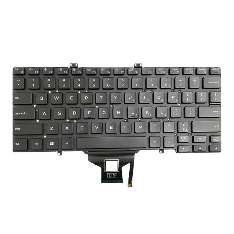 For Dell Latitude 7400 / E7400 / L3400 / 5400 US Version Backlight Keyboard